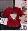 Plus Size Women's Buckle Letter Print Short Sleeve T-shirt: 2025 Summer Loose, Slimming, Casual, Versatile Top