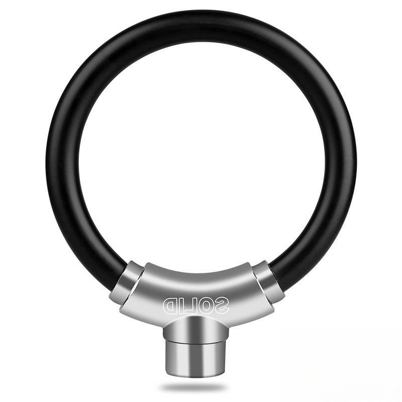 

Outdoor Cycling Bicycle Ring Lock Anti-Theft Mountain Road Bike Portable Mini Bicycle Liquid Ring Lock чёрный