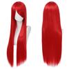 Colorful 80cm Long Straight Cosplay Wig for Anime & Historical Costumes