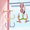Hook Windproof Double-hook Balcony Shoe Drying Rack, Multi-functional Shoe Hanging and Drying Rack, Large Hook Shoe Drying Rack