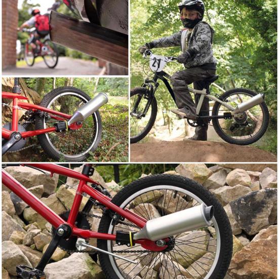 6 různých zvukových efektů Turbo motocyklu Výfukové potrubí MTB silničního kola