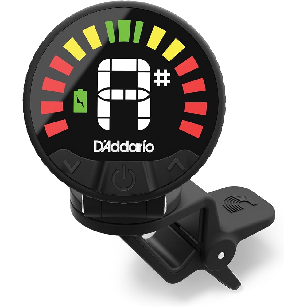 D Addario Nexxus 360 Rechargeable Chromatic Tuner for Cello and Double Bass Full Color Display