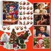 Christmas Countdown Box With Chicken Shaped Acrylic Tree Ornaments For Holiday Decor