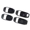 4pcs Inner Door Handle Bowl Cover Trim Set Interior Door Bowl Panel Protector Sticker Replacement for JL JLU 2018-2025