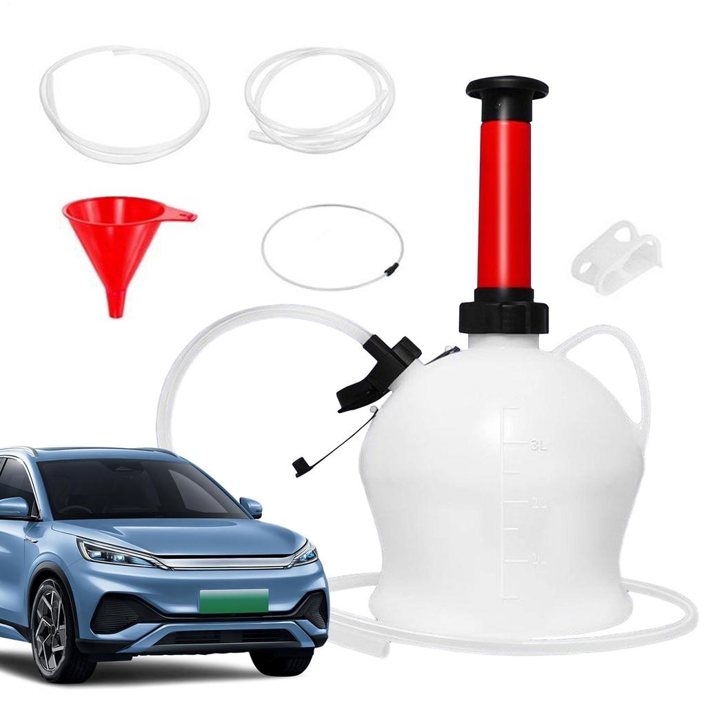 3.5L Car Brake Bleeder Manual Automatic Vacuum Oil Pot Strong Vacuum Pump Fluid Gadget Manual Clutch Oil Brake Fluid Tool