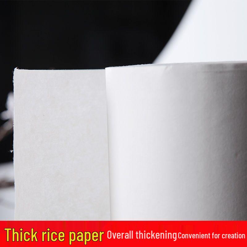 Verdickte halbgekochte Xuan-Papierrolle - 100 m für Kalligraphie & Chinesische Malerei