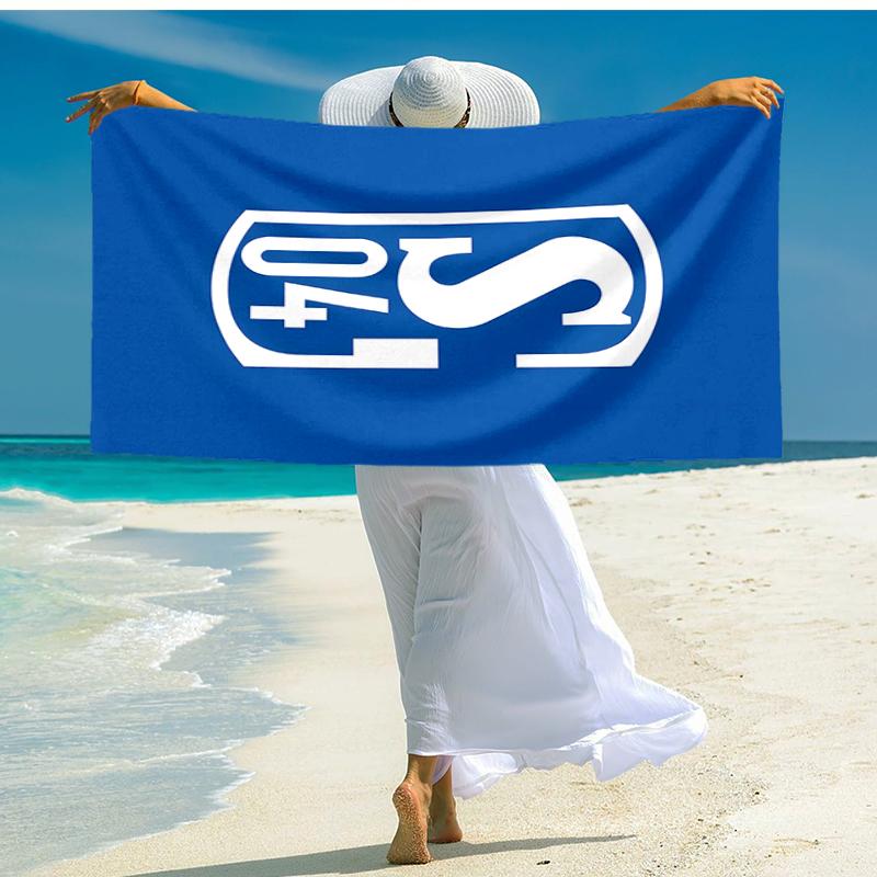 1pc Football Team (48) Beach Towel, Comfortable and Thick, and Swimming/Bath/Picnic/Camping Towel, Suitable for Seaside Beaches