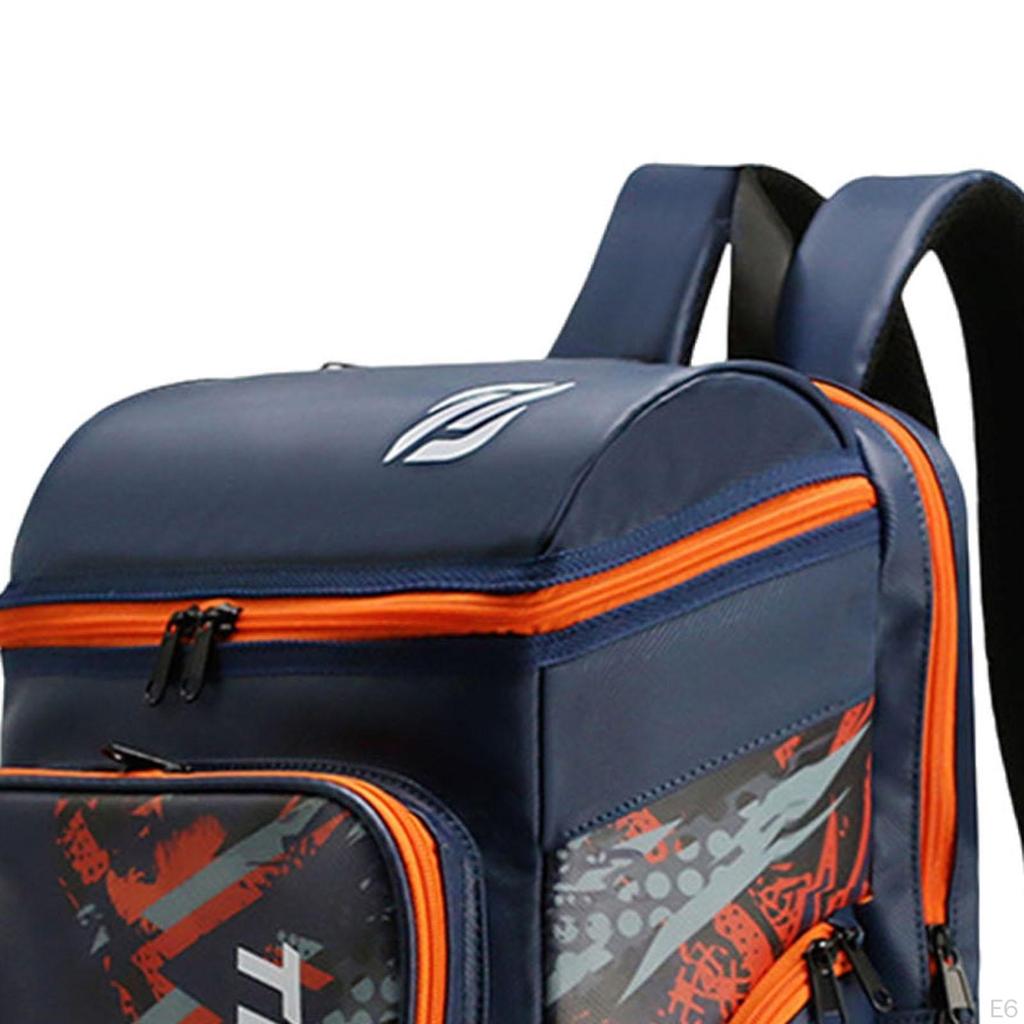 Tennis Backpack Badminton Racquet Bag Large Capacity Multifunction Organizer Pickleball