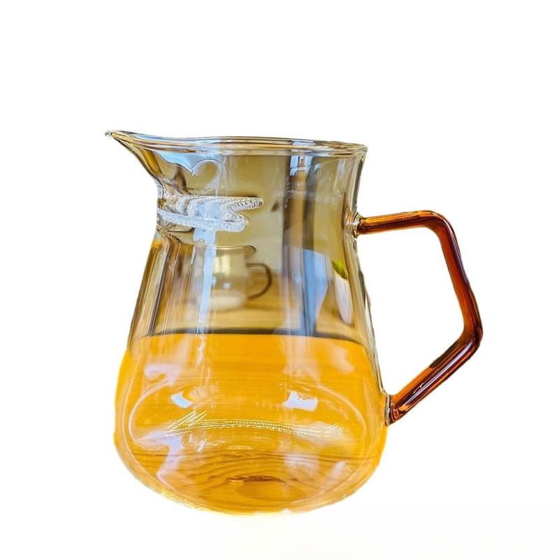 Shangqi Crescent Heat-Resistant Glass Tea Separator Pitcher