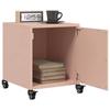 VidaXL Bedside Tables 2 Pcs Pink 36x39x43.5 Cm Steel, Cabinet, Side Cabinet, Phone Stand, Bedside Table 846617