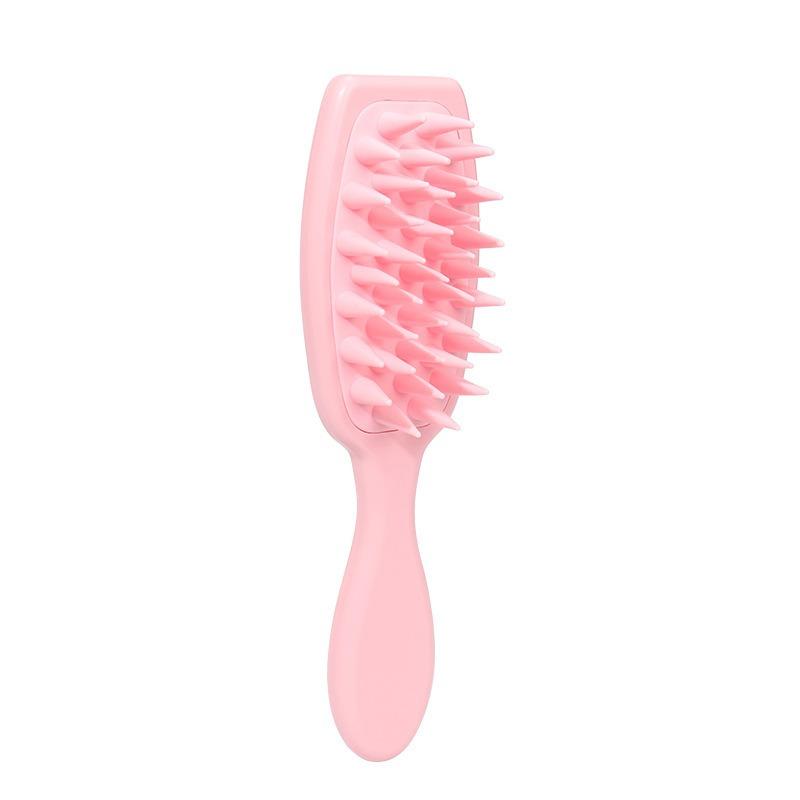 Long-handled Shampoo Comb Silicone Adult Scalp Scratching Cleaning BrushShampoo Massage CombShaped Comb