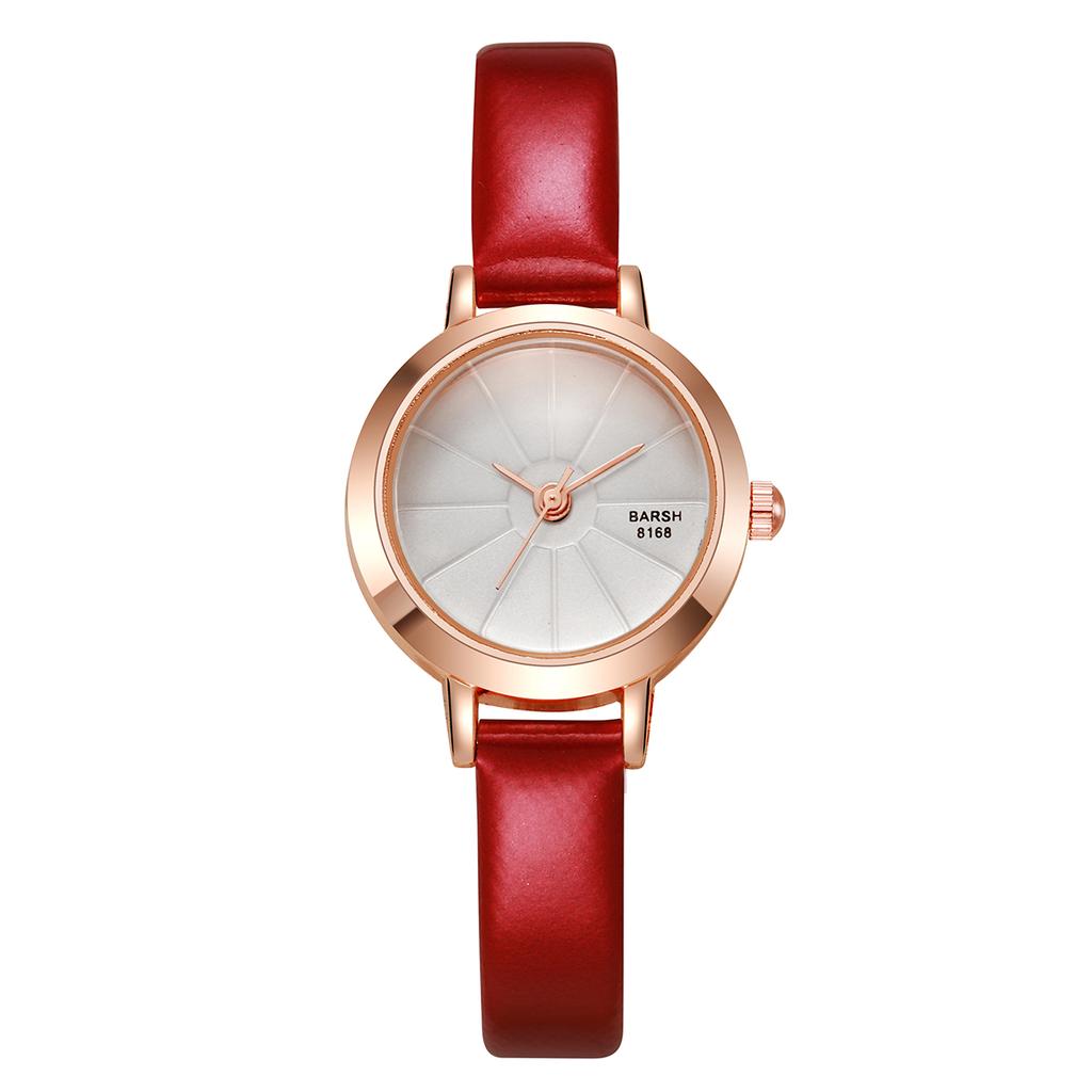 Women's Watch Fashion Small Dial Leather Band Quartz Watches