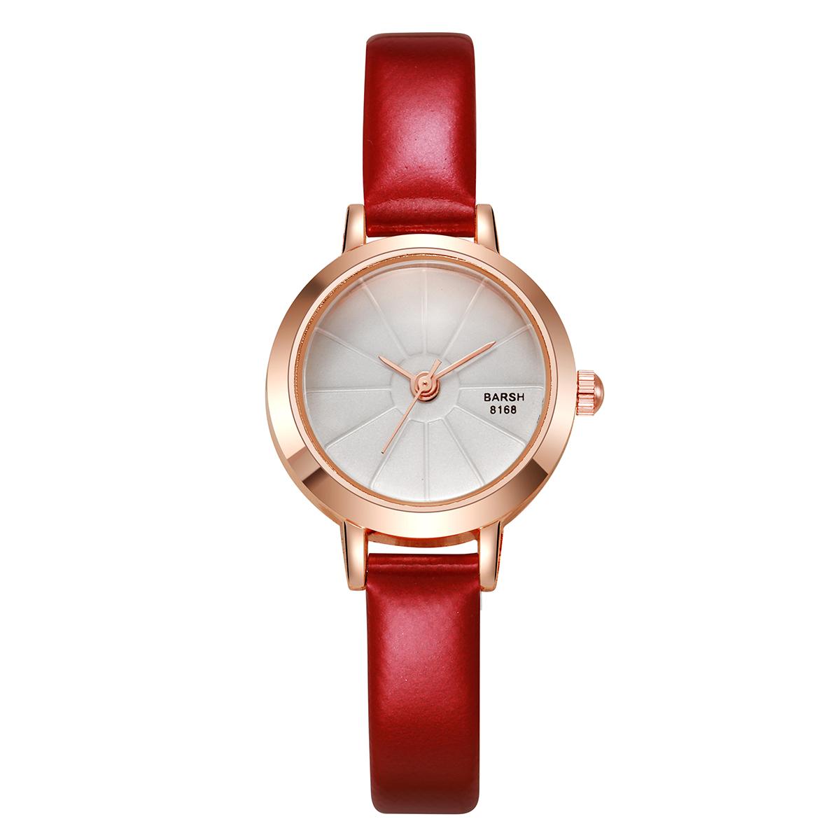 

Женские часы Модные Маленький циферблат Кожаный ремешок Кварцевые часы