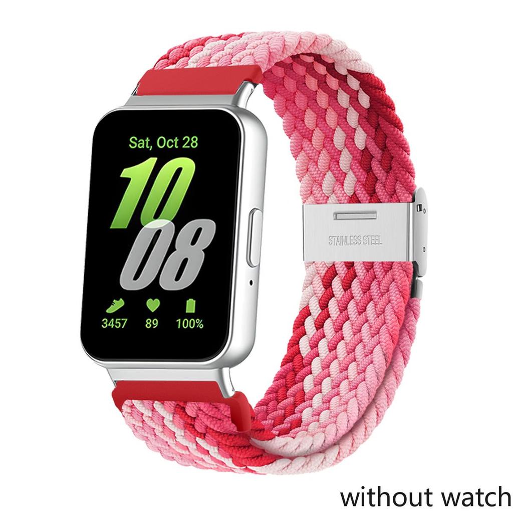 Braided Bands for Samsung Galaxy Fit 3 Sports Strap Adjustable Replacement Correa Nylon Bracelet for Samsung Galaxy Fit3 Band