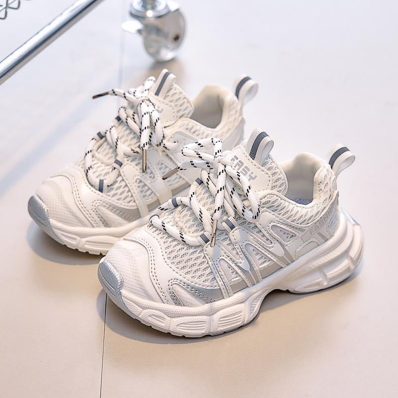 Korean Style Fashionable Breathable Mesh Unisex Children Casual Dad Sports Sneakers 22