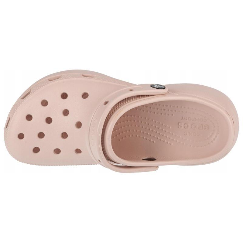 Crocs Classic Platform Clog Cloud Comfortable and Wear-Resistant Sandals 4.1cm Women's Pink