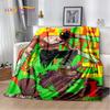 Chainsaw Man Anime Cartoon Soft Plush Blanket,Flannel Blanket Throw Blanket for Living Room Bedroom Bed Sofa Picnic Cover Kids
