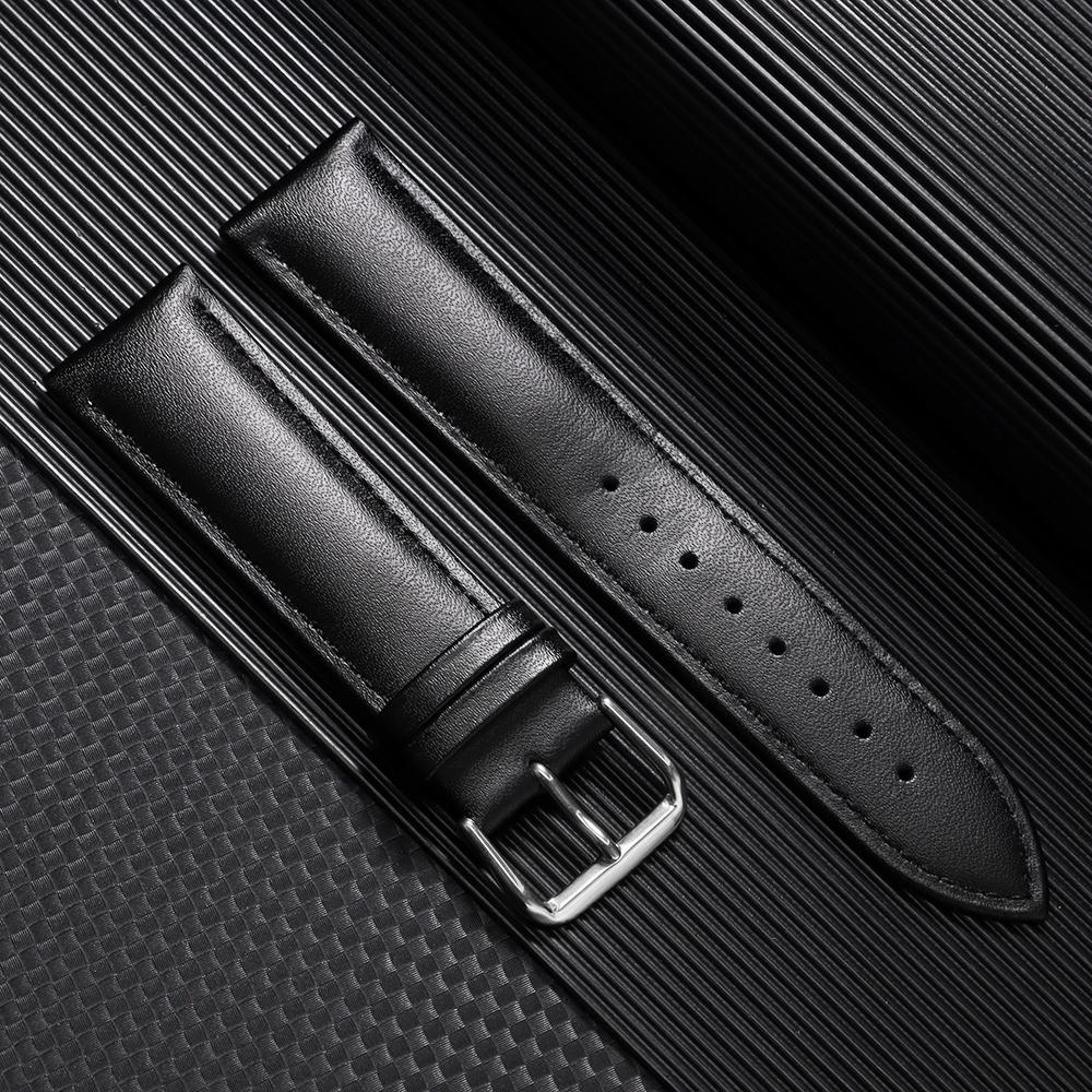 Genuine Leather Watchband Calfskin Replace Wristwatch Straps 12/14/16/18/20/22/24mm Watch Accessories Men Women Soft Watch Band