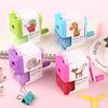 Creative Labor-Saving Hand-Crank Pencil Sharpener with Storage