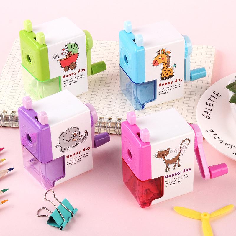 Zhengrong 027 Cartoon Hand-Crank Pencil Sharpener for Kids
