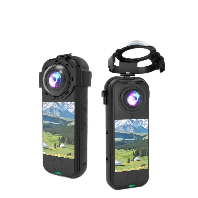 AntiScratch Snap On Lens Protectors With 98% Light Transmission 9H Hardness Waterproof Coating For X4Air Camera