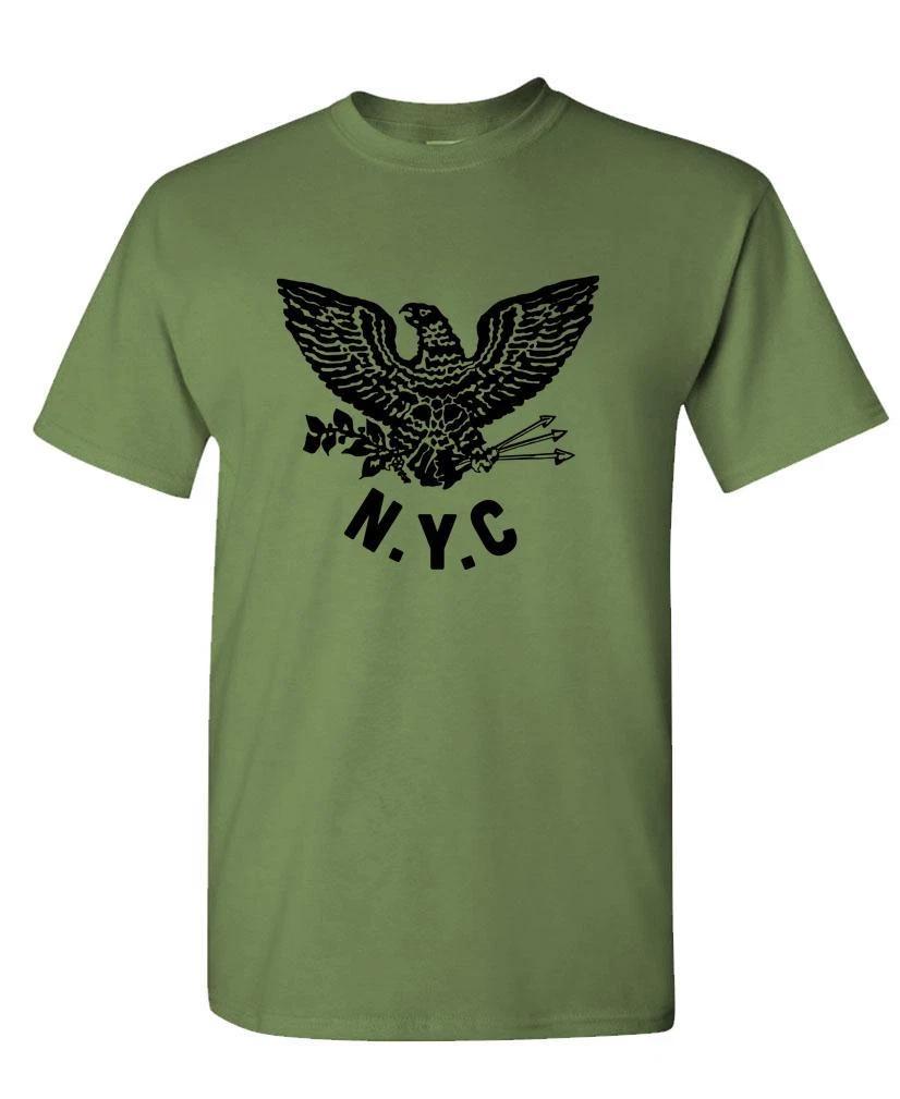 NYC EAGLE - Unisex Cotton T-Shirt Tee Shirt XL
