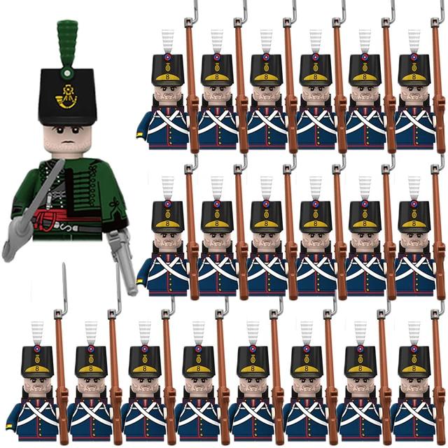 Kids Building Blocks Toy Napoleonic Wars Military WW2 Mini Dolls Soldier Duke Medieval Knights Officer Model Toy wholesale store