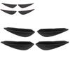 4pcs Front Bumper   Knife Spoiler Modification   Diffuser PVC Paste Type