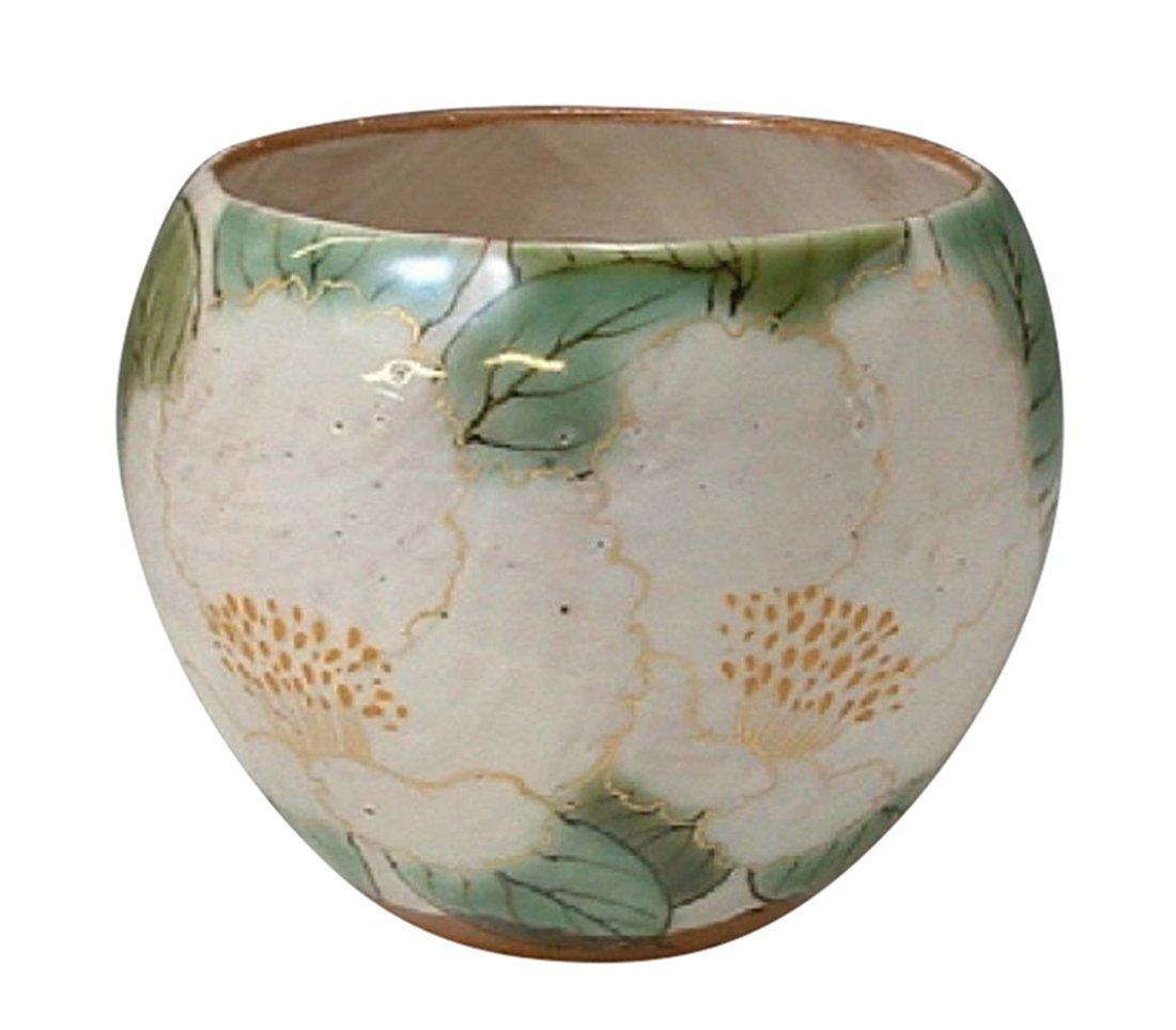 

Kyoto-yaki, Kiyomizu-yaki, Touan Kiln Tea Bowl (presented in a gift box) Flower Assortment (Shara) AHS-05