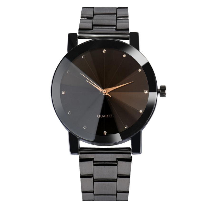 

Luxury Refraction Couple Watch Women Men Splendid Original Men s Women s Watch Clock reloj mujer reloj hombre Lovers watch чорний