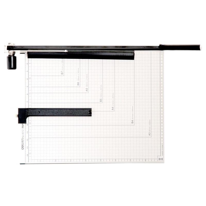 Deli 8012 Steel Paper Cutter CN plug (adapter included)