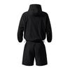 Men's Quick Dry Hooded Sun Shirt and Shorts Set Lightweight Athletic Two Piece Sportswear