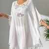 YYFS Women's Fashion Summer Spring Solid Color Print 1/2 Sleeves O-Neck Beach Dresses Naks and Pareo