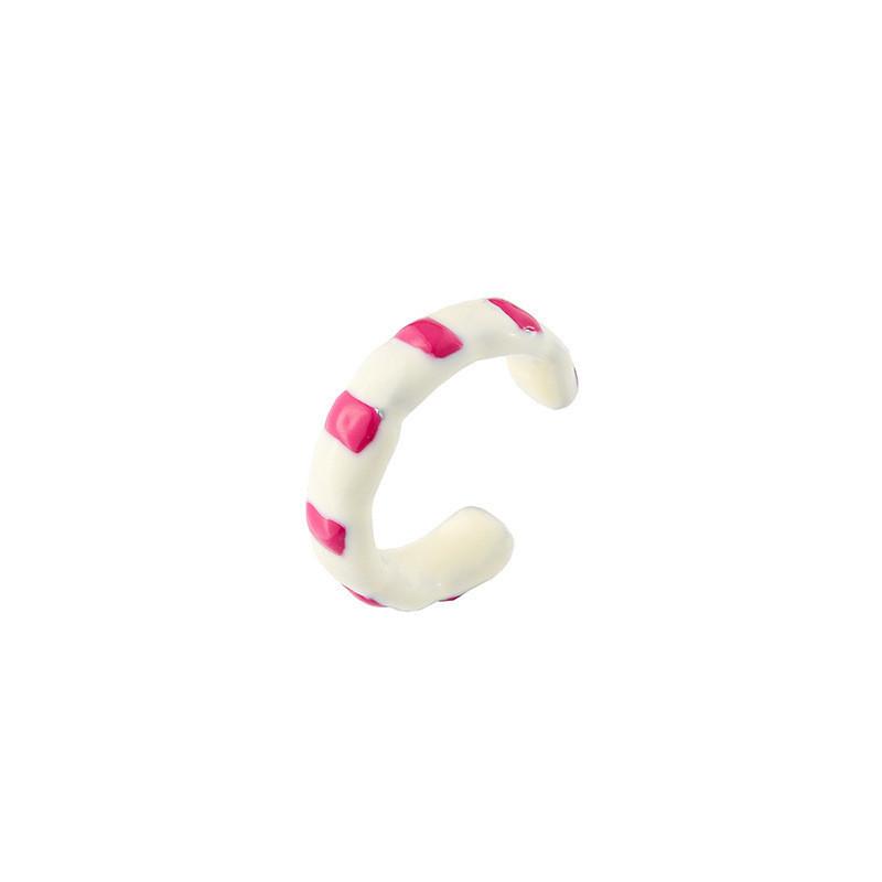 

Cute Irregular Colorful Enamel Ring Unique Handmade Drip Glaze Adjustable Copper Ring For Women Spring 2023 Fashion J3408