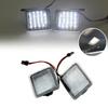 White LED Side Mirror Pudlle Light Fit For Ford C-Max 2003-2010 For Ford Escape 2015-2016