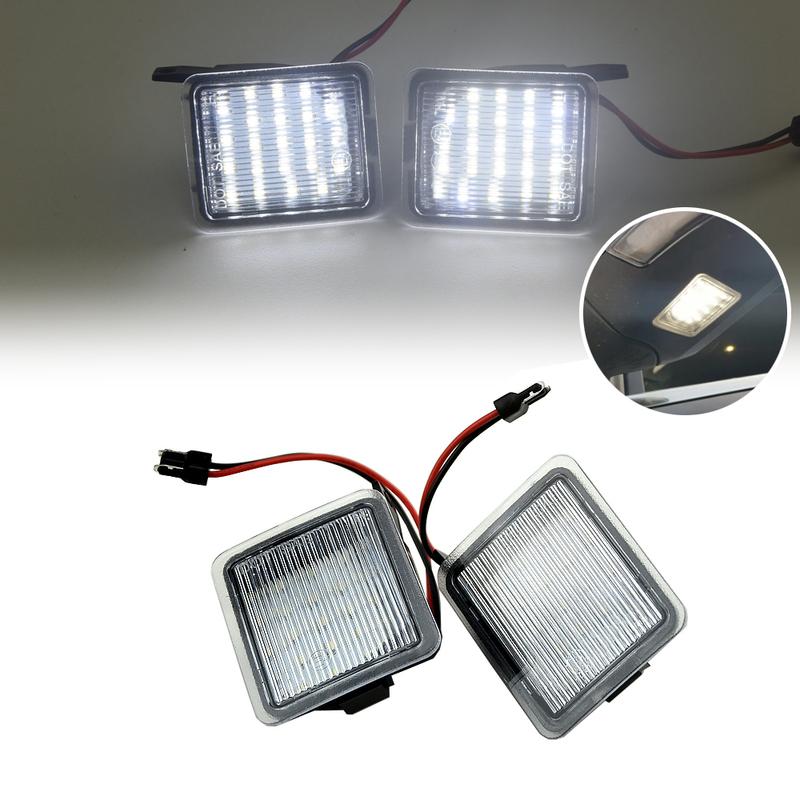 White LED Side Mirror Pudlle Light Fit For Ford C-Max 2003-2010 For Ford Escape 2015-2016