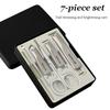 Nail clippers five-piece set, seven-piece set, nail clippers, ear picks, small scissors and other nail trimming tools