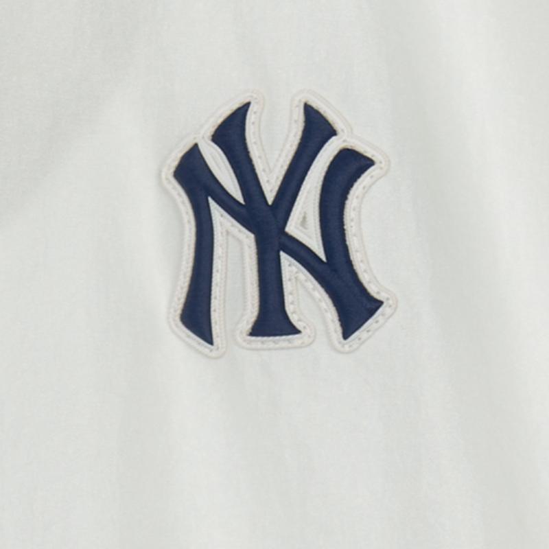 New MLB New York Yankees Trench Coat Women's Cream 3FWJV0253-50IVS