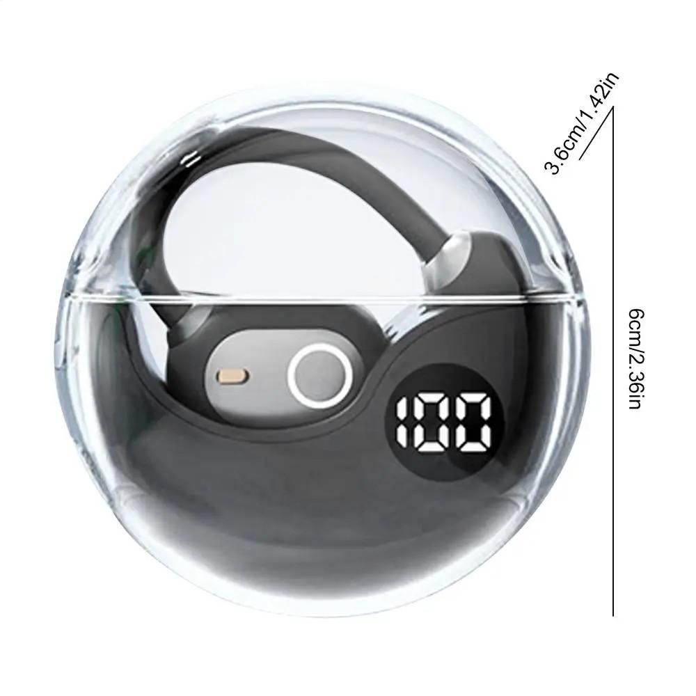 Noise Cancel Wireless Earphones Digital Display Touch Headset HiFi Subwoofer Headphone Low Latency Waterproof