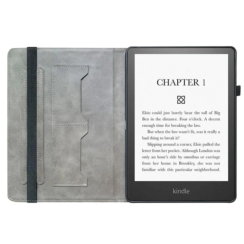 Leather Case For Amazon Fire Max 11 HD 8 2022 Fire 7 2022 Case Kindle Paperwhite 2024 5 Fire HD10 Plus 2023 2021 Tablet Cover