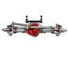 Metal Alloy Front Middle Rear Straight Axle with Servo Base for 1/10 RC Rock Crawler Car Axial SCX10 RC 4WD D90 Upgrade Parts