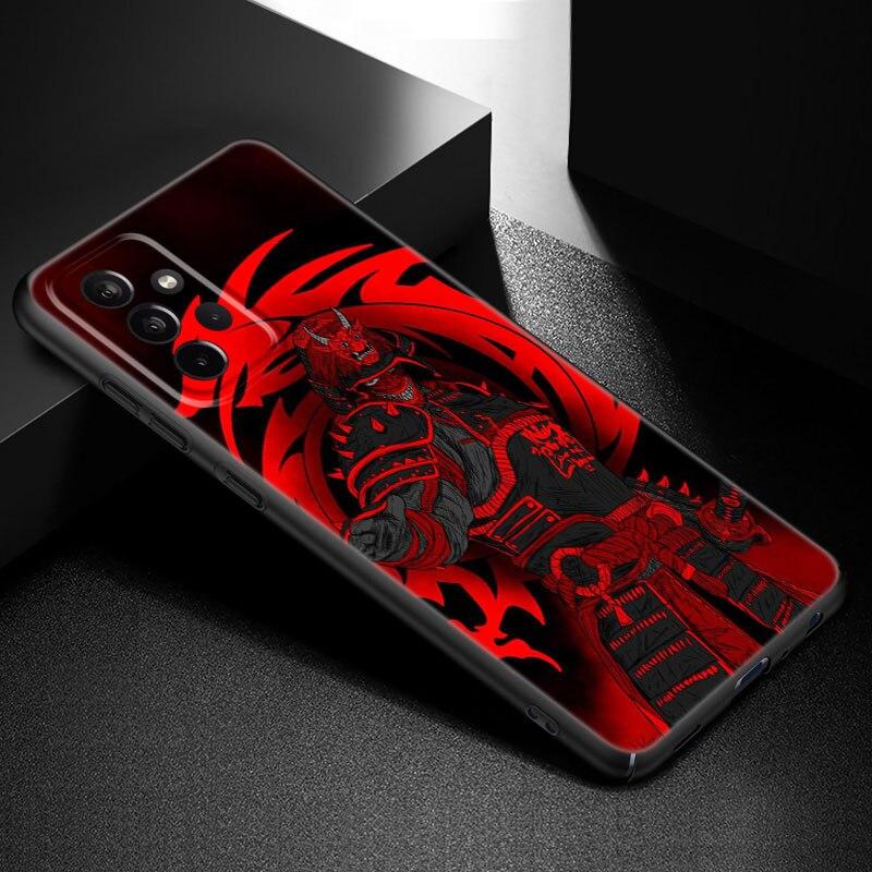 Japanese Samurai Art Phone Case For Samsung Galaxy A21 A30 A50 A52 S A13 A22 A32 A33 A53 A73 5G A11 A12 A31 A51 A70 A71 A72