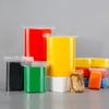 200pcs Colour Trumpet Self Sealing Bag Mini Transparent Thick Jewelry Packaging Bags Plastic Packing Storage Zipper Sealing Bag