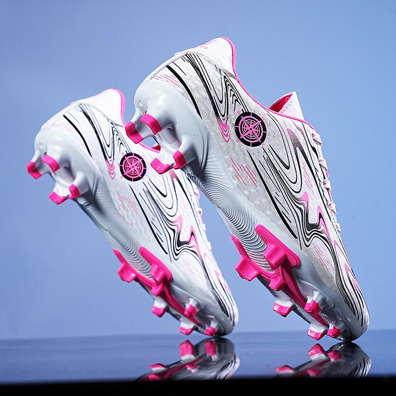 Youth Long-Spike Football Shoes for Boys and Girls, Suitable for Student Athletes In Training and Competitions.