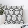 Chudjak Chud Face Meme Square Pillow Cases  Cushion Cover Customized Polyester Decor Pillowcase for Sofa 40x40cm