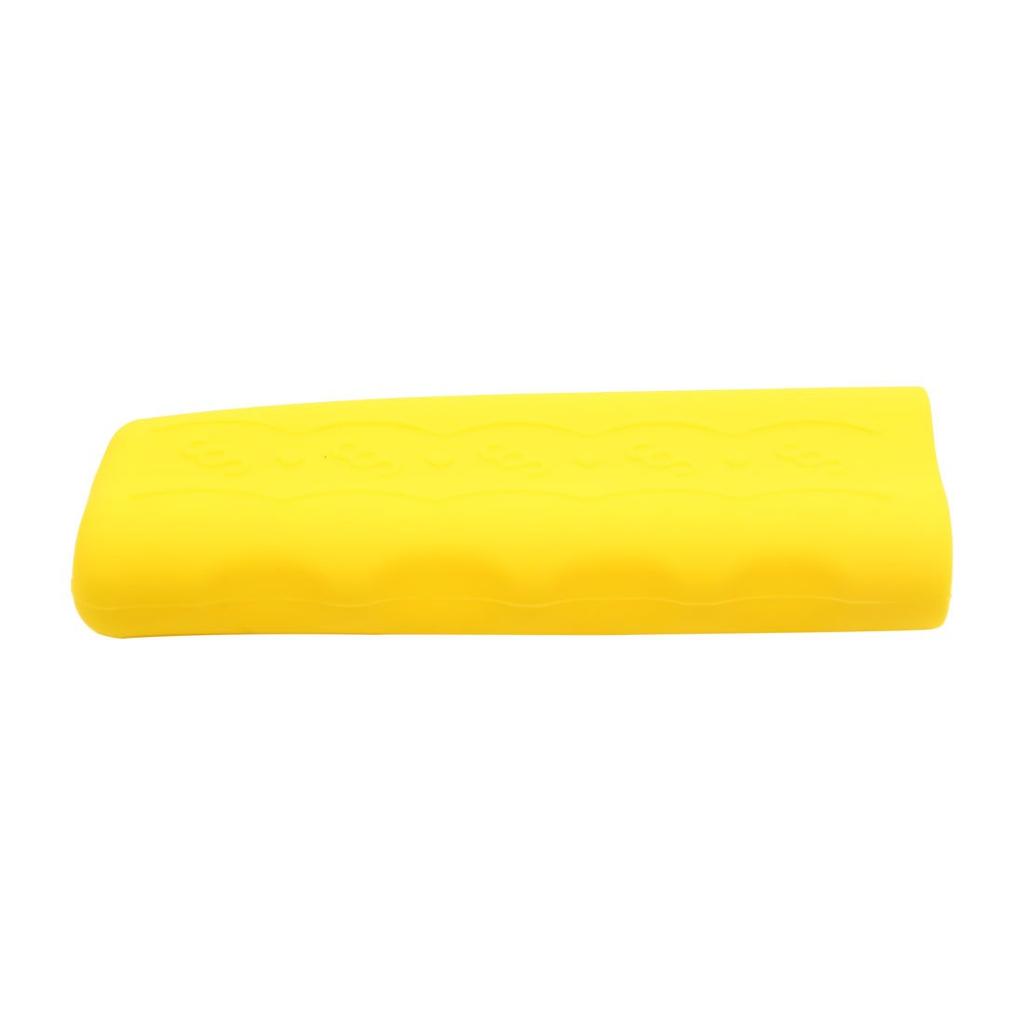 uxcell Car Handbrake Cover Yellow Silicone Anti-slip Handbrake Cover for
