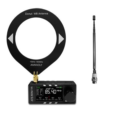 ATS MINI V4 Radio Full-band DSP Radio 1.9-inch IPS Screen FM AM SSB Receiver Si4732 Chip Dual Antennas