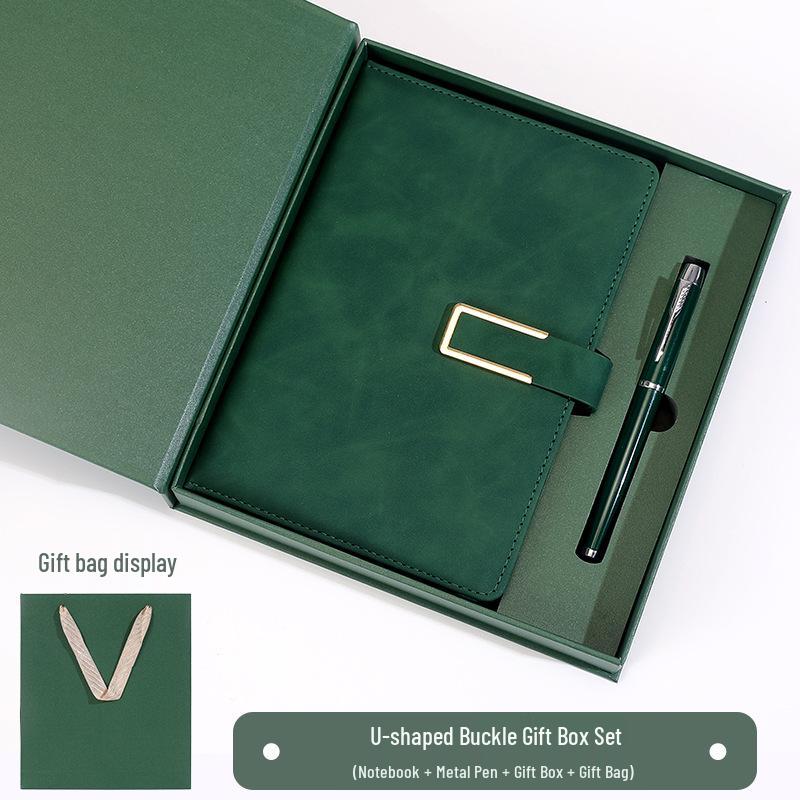 Custom A5 Notebook with Logo - Corporate Meeting Diary & Gift Box Set