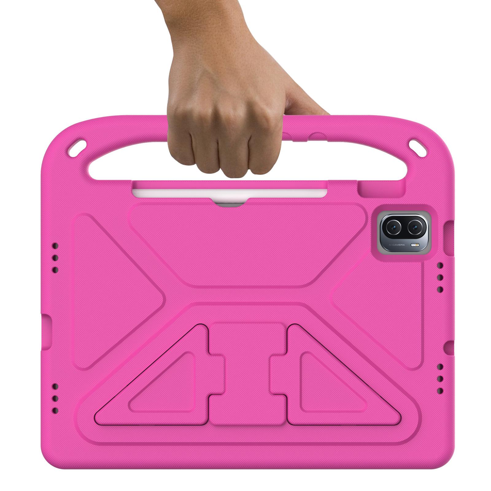 

For Xiaomi Pad 5/Pad 5 Pro 11 tablet protective case, portable anti-drop shell Pad 5-5 Pro рожевий червоний колір