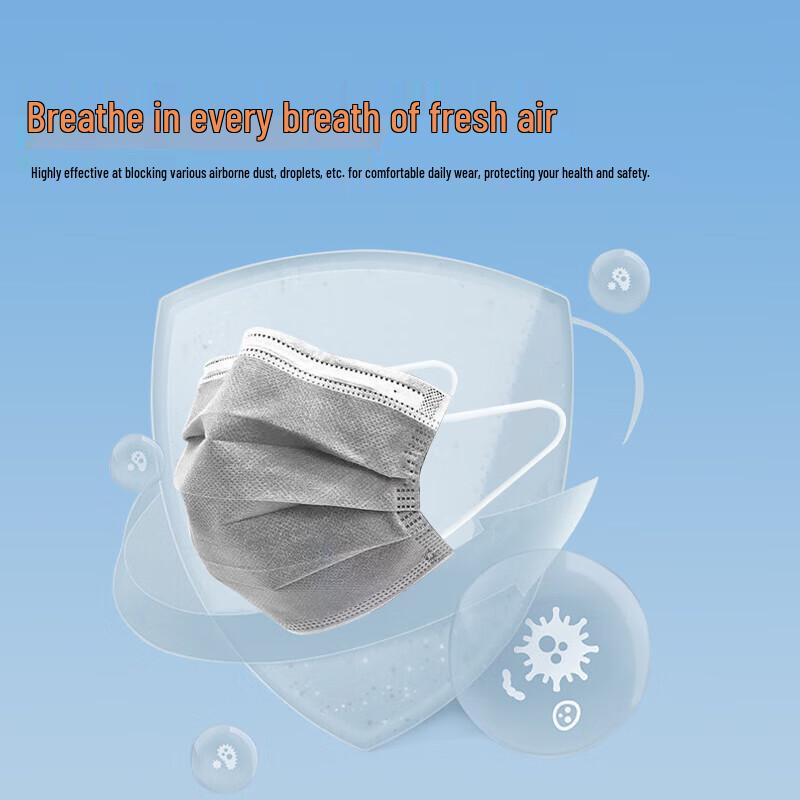 Dunshou KN95 Activated Carbon Disposable 3D Face Mask